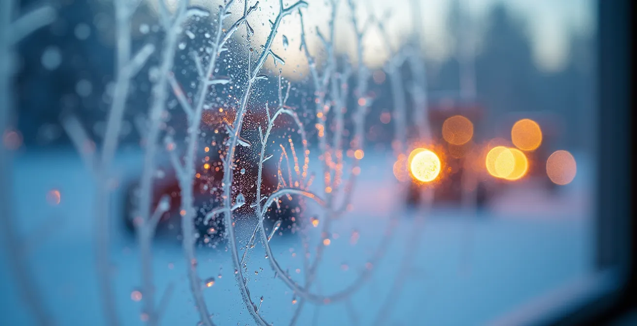 Cartographie des zones de bruit nocturne autour d'un logement au pied des pistes